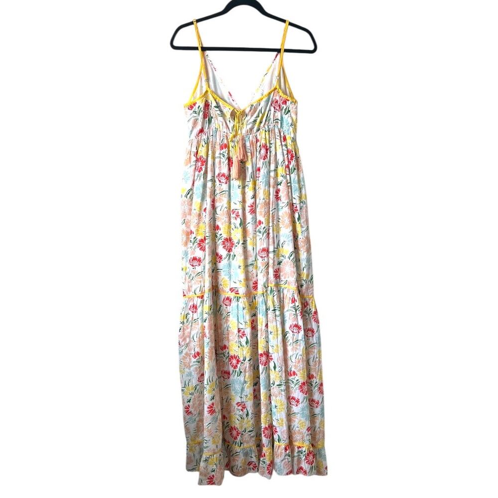 Anthropologie Ro’s Garden Florida Floral Maxi Dress Size L - Picture 3 of 14